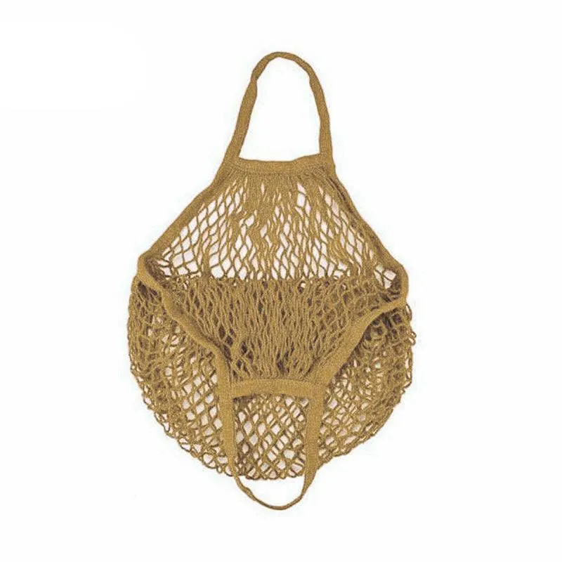 Mesh Net Turtle Bag String Shopping Bag Reusable Fruit Storage Handbag Totes Au