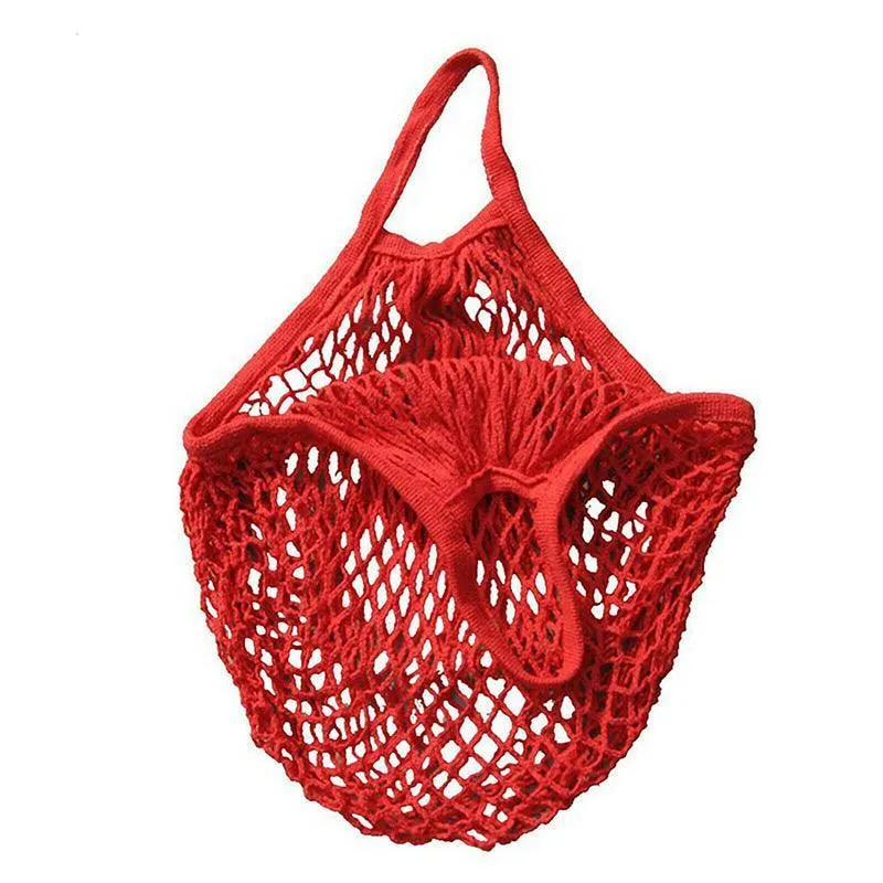 Mesh Net Turtle Bag String Shopping Bag Reusable Fruit Storage Handbag Totes Au