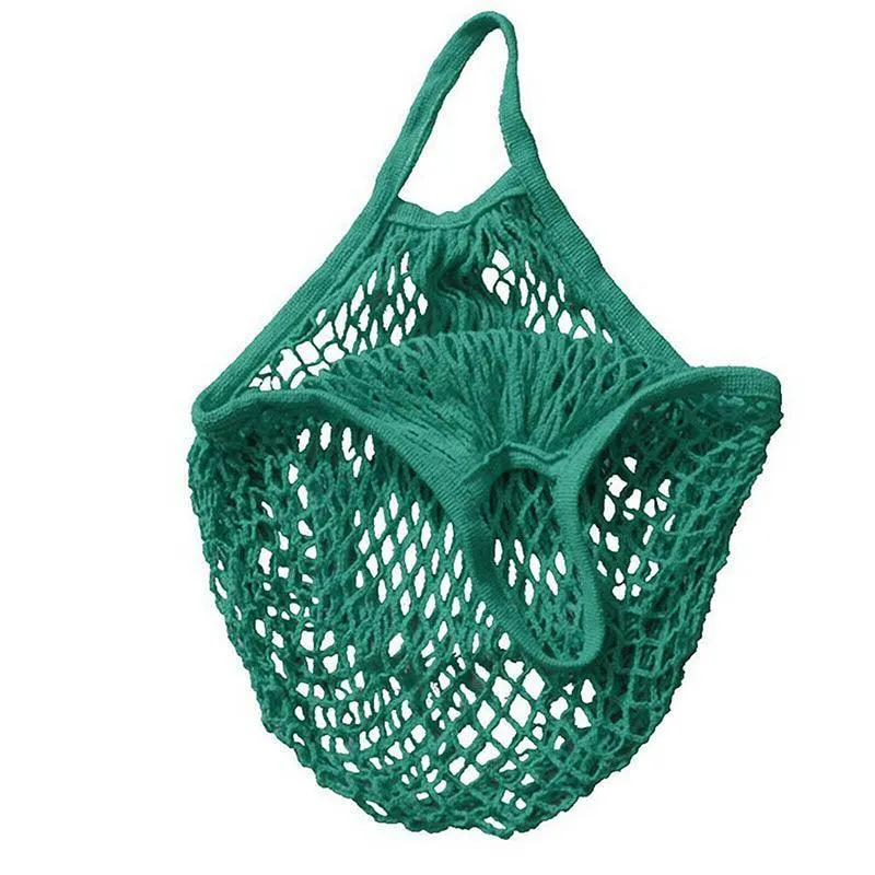 Mesh Net Turtle Bag String Shopping Bag Reusable Fruit Storage Handbag Totes Au