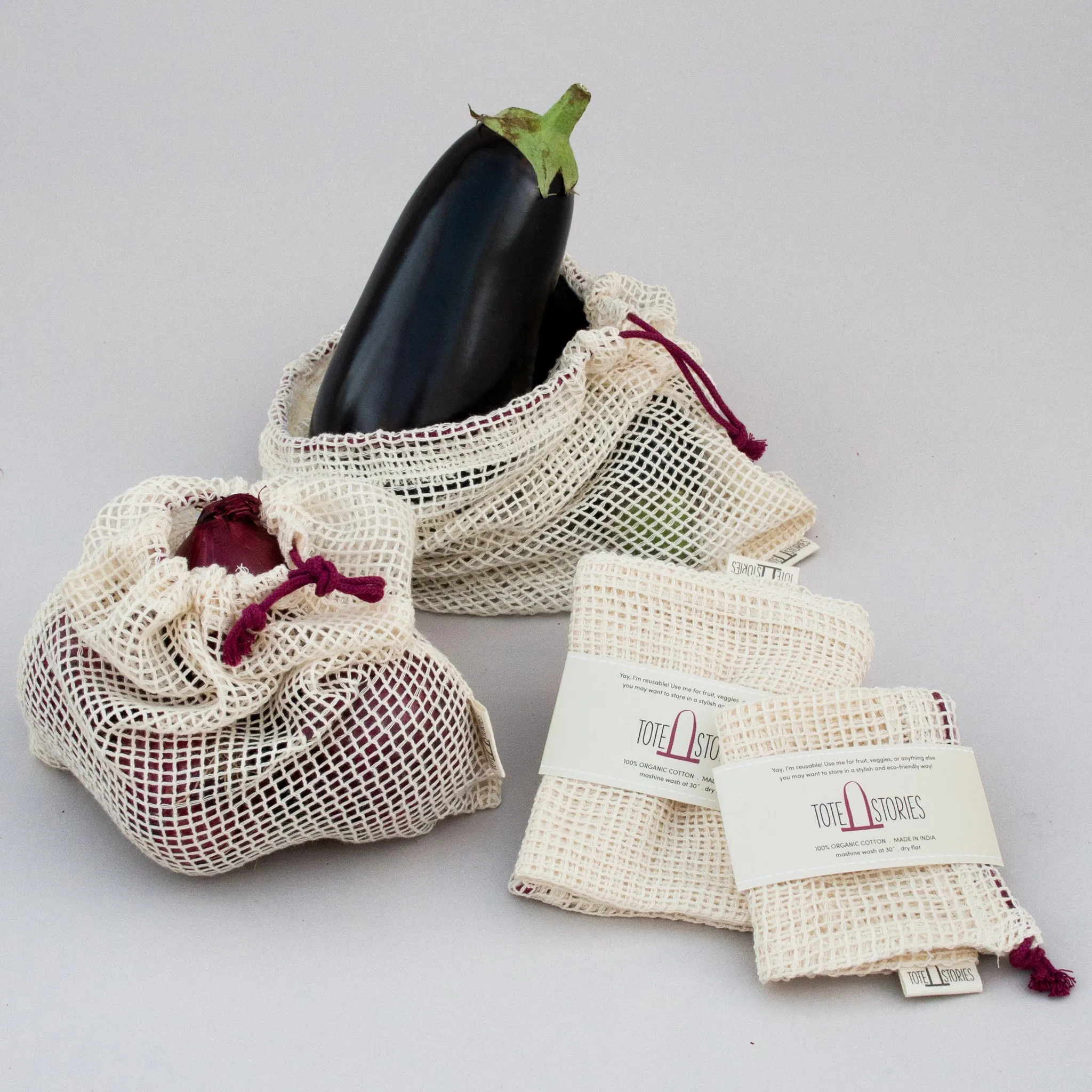 Mesh produce bag - Rioja Wine