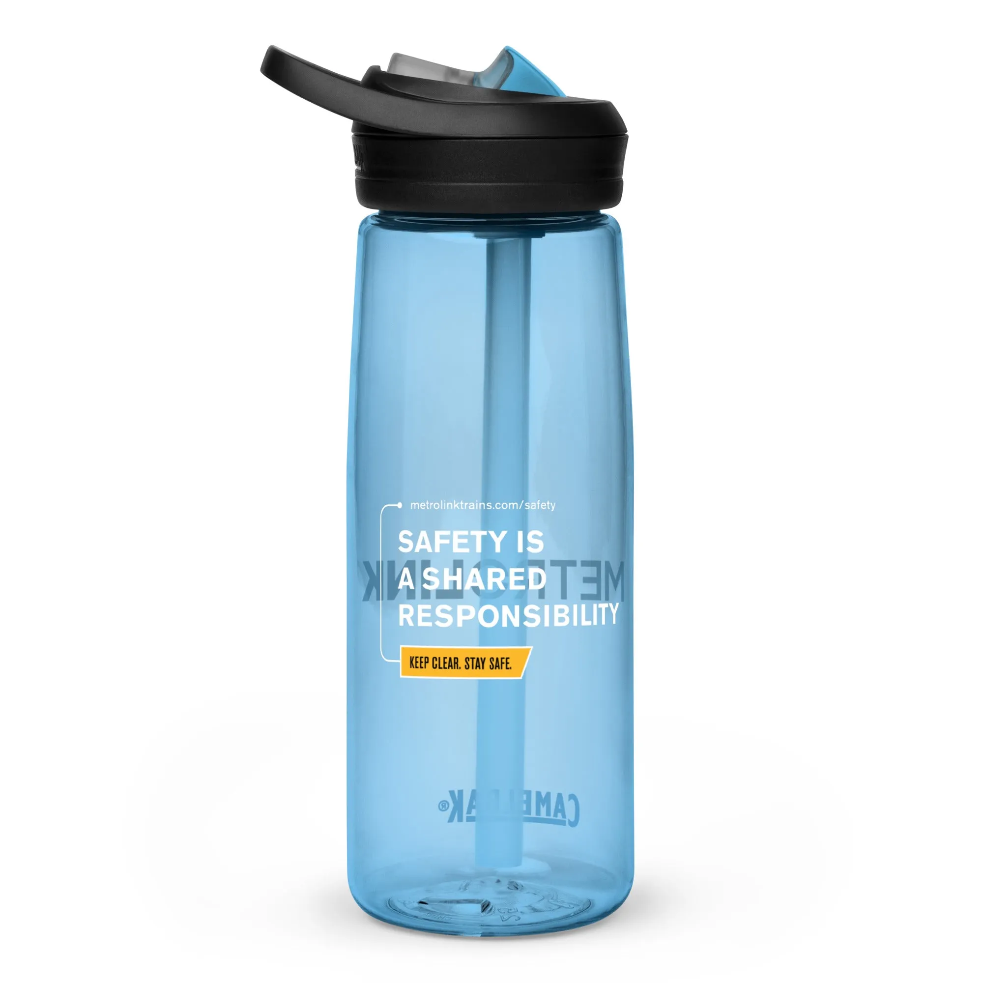 Metrolink Rail Safety Sports Water Bottle