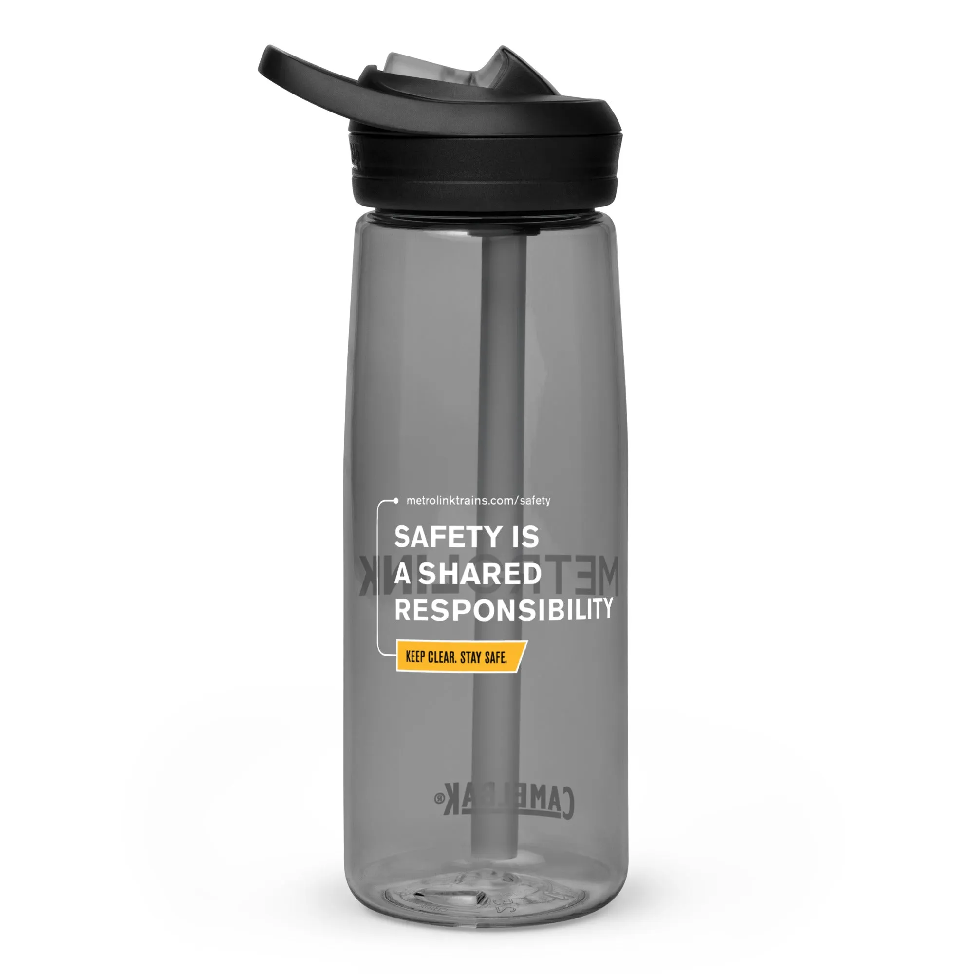 Metrolink Rail Safety Sports Water Bottle