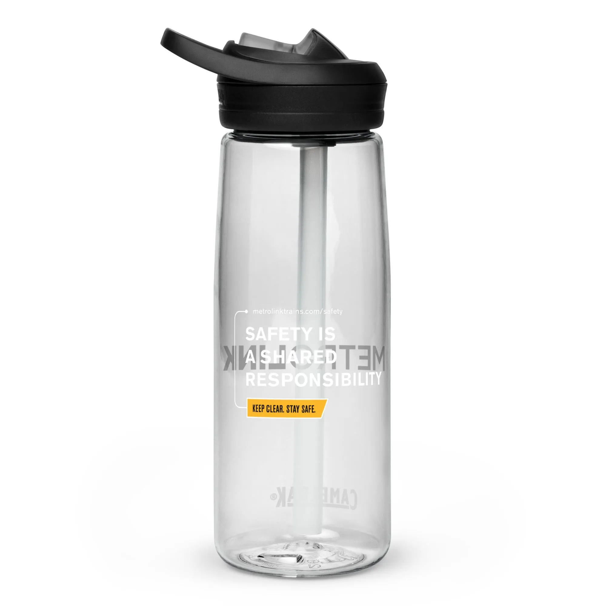 Metrolink Rail Safety Sports Water Bottle