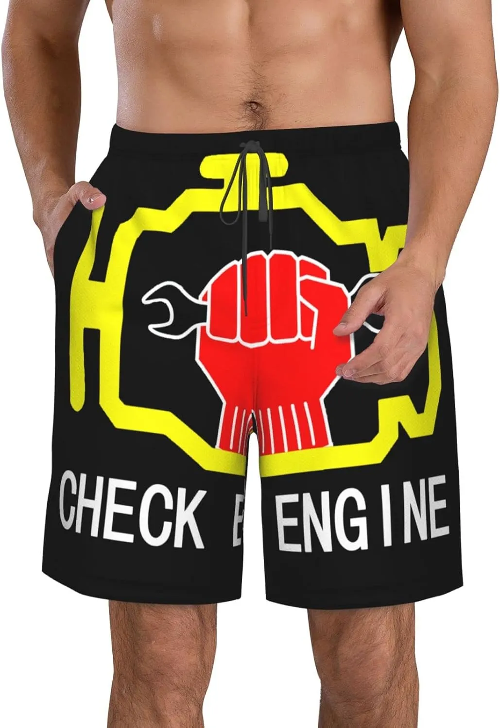 Mexico Flag Men's Swim Trunks Quick Dry Swimming Trunks Beach Shorts with Mesh Lining—92