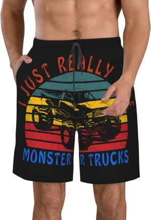 Mexico Flag Men's Swim Trunks Quick Dry Swimming Trunks Beach Shorts with Mesh Lining—92