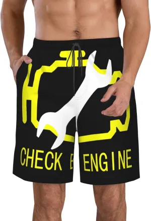 Mexico Flag Men's Swim Trunks Quick Dry Swimming Trunks Beach Shorts with Mesh Lining—92