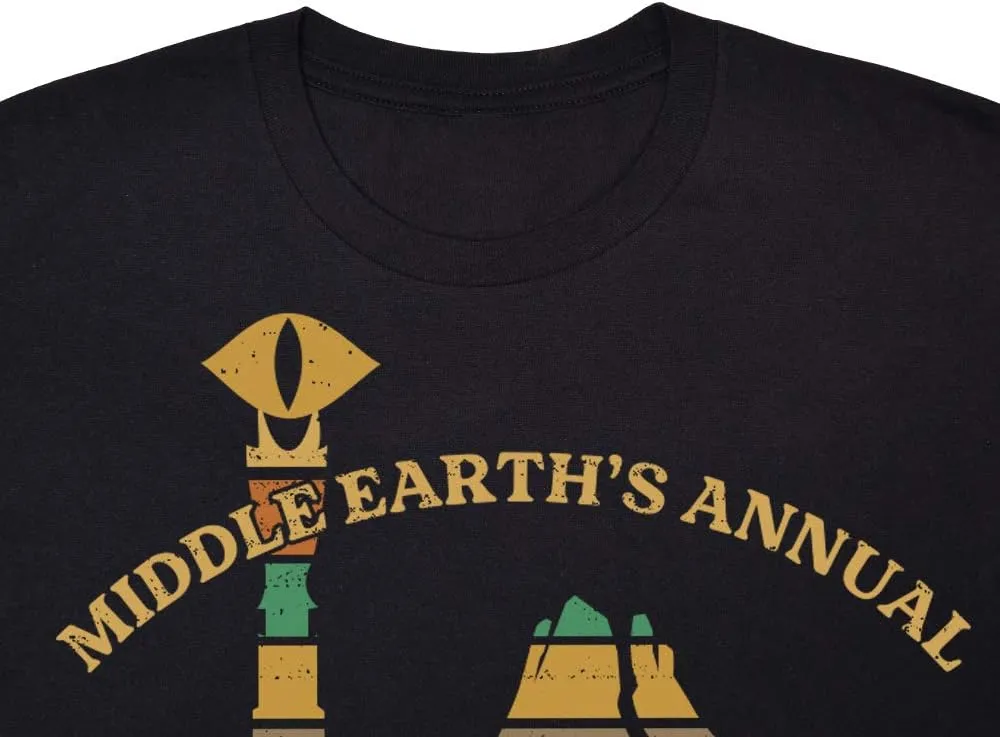 Middle Earth's Annual Mordor Fun Run one Does not Simply Walk T-Shirt for Men