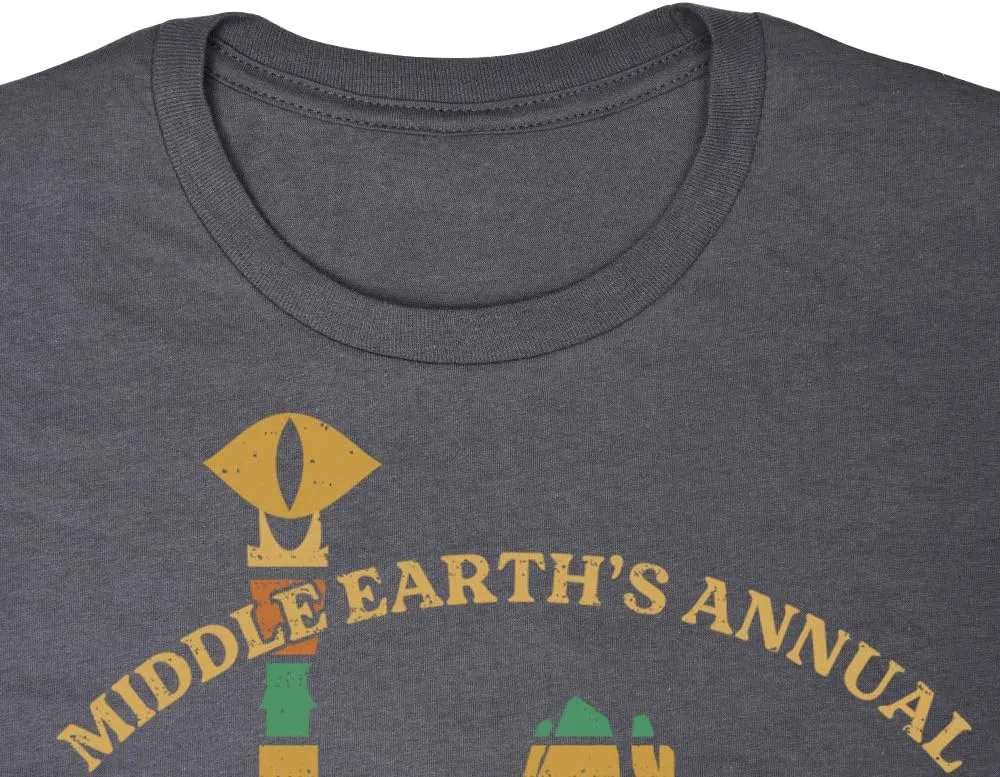 Middle Earth's Annual Mordor Fun Run one Does not Simply Walk T-Shirt for Men