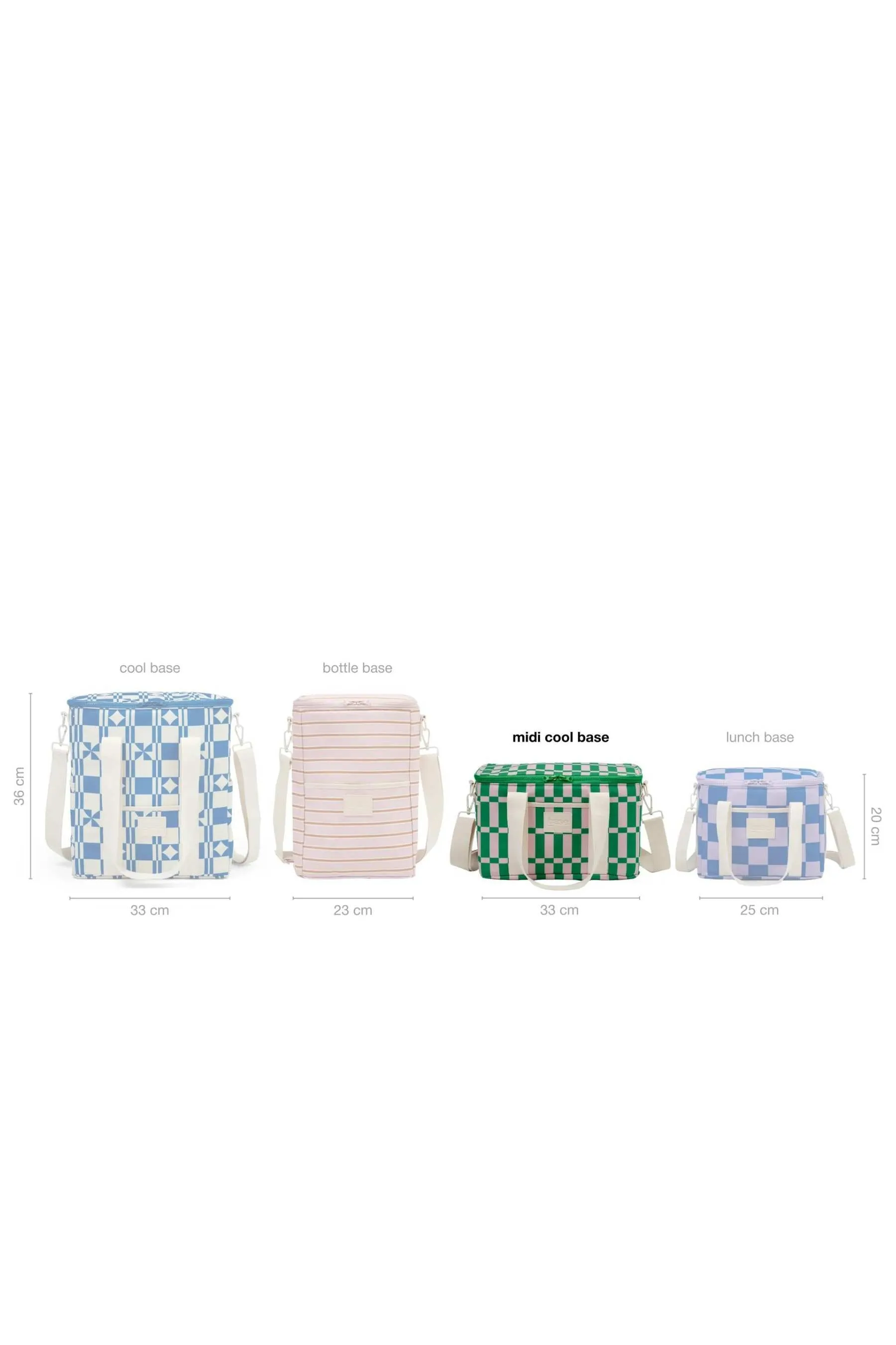 Midi Cool Base | Apple/Soft Pink Check