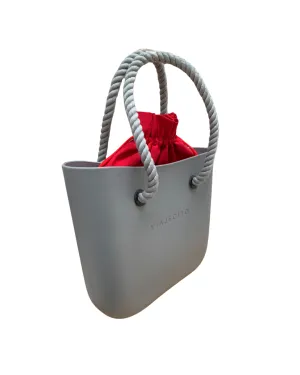 Midi Drawstring Lining- Red
