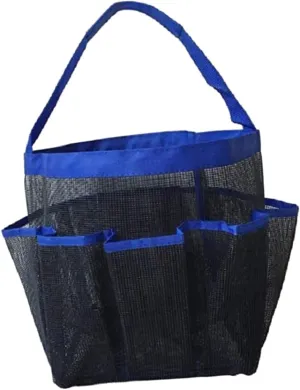 Mikinona Mesh Tote Bag Pocket Toiletry Bag Organizer for Travel Camping College Gym Swimming
