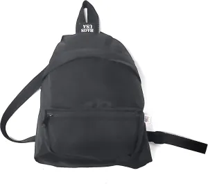 Mini Backpack, Ladies Purse Style Backpack with Front Pocket for Cellphone Made In USA. (Black)