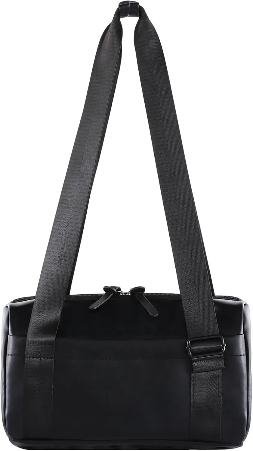 Mini Gym Bag for Women Girls Small Gym Tote Bag with Wet Compartment Waterproof Travel Duffle Bag Cute Workout Sport Bag (black)