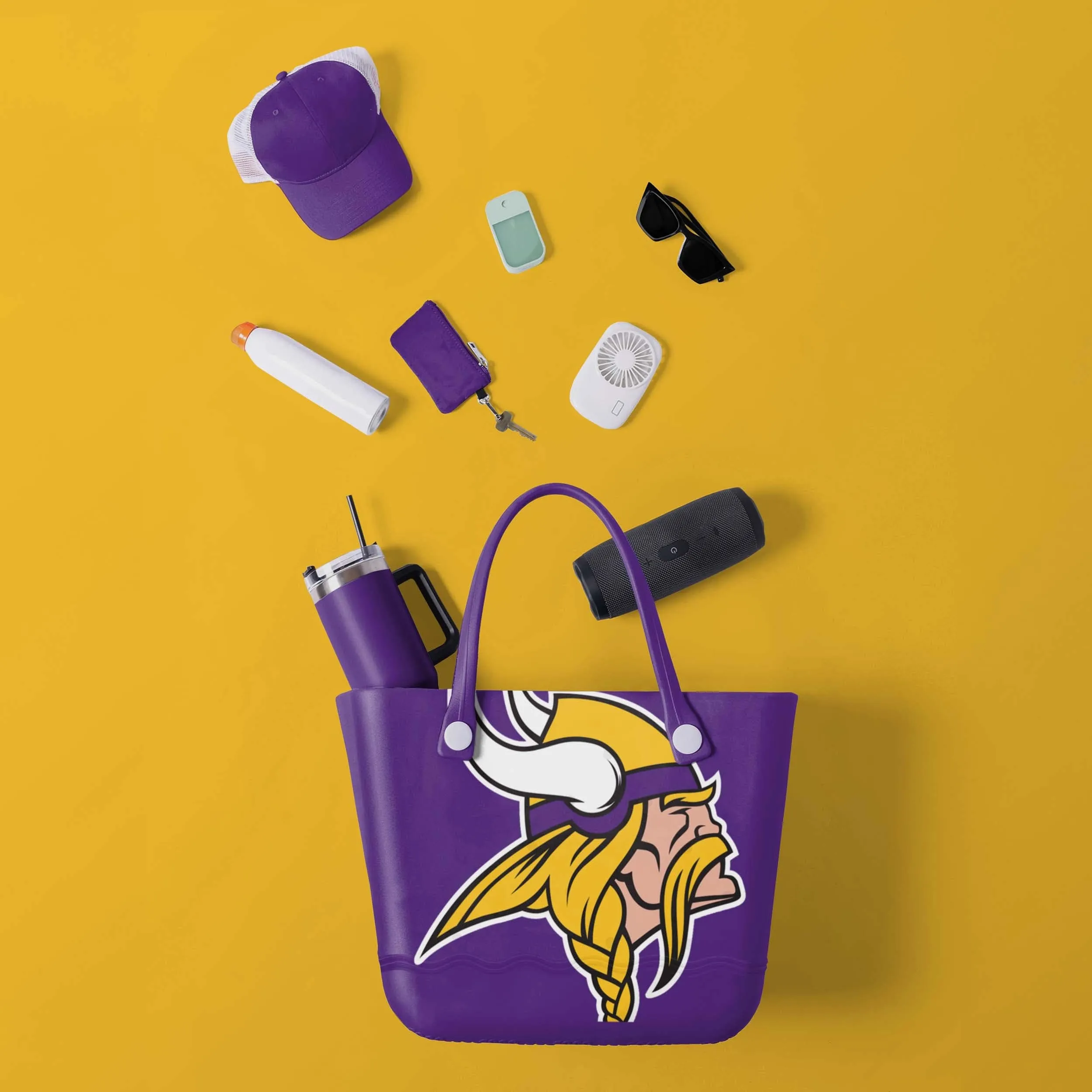 Minnesota Vikings Big Logo Tailgate Tote Bag