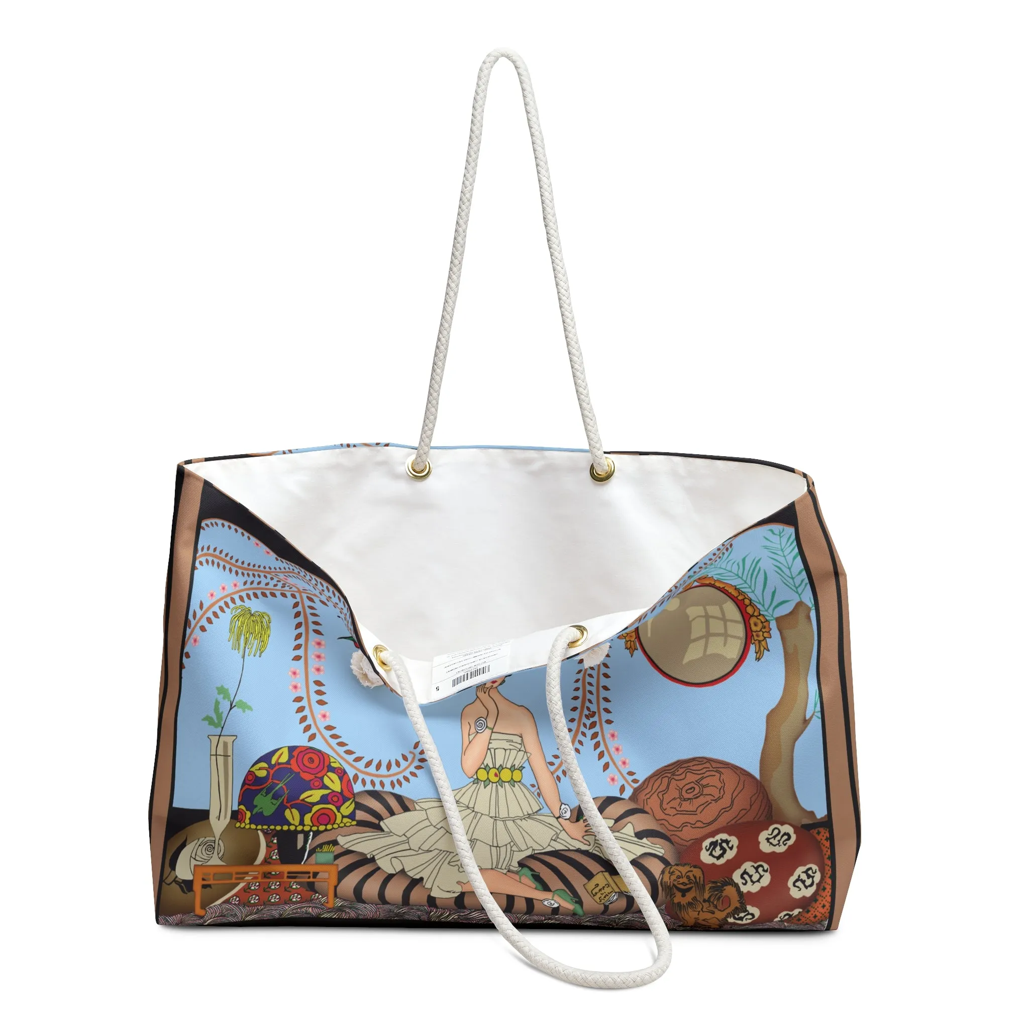 Minuit! ou, l'appartement à la mode by George Barbier Weekender Bag