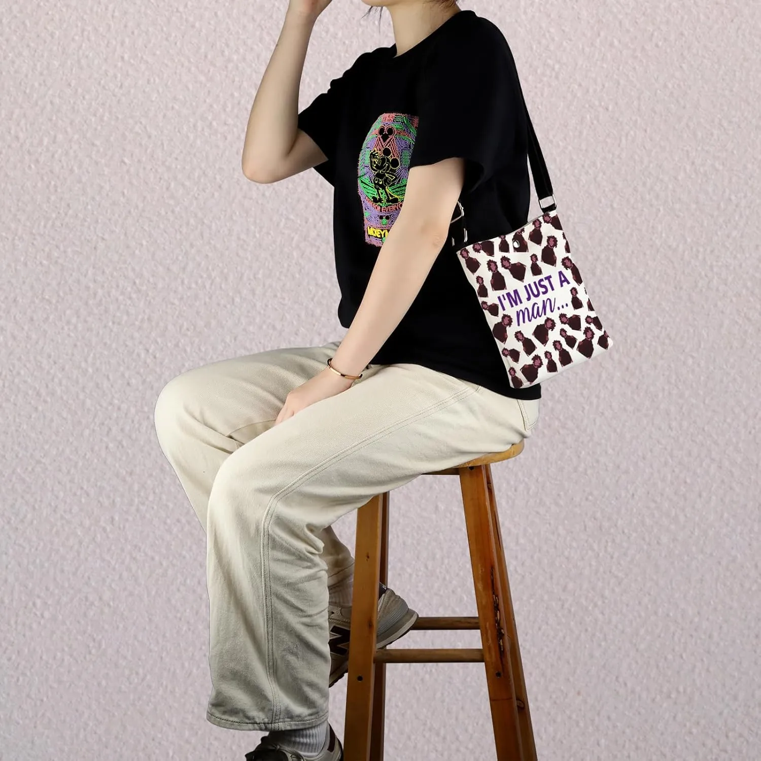 MNIGIU Musical Inspired Gift Musical Crossbody Bag Musical Merch For Musical Lover
