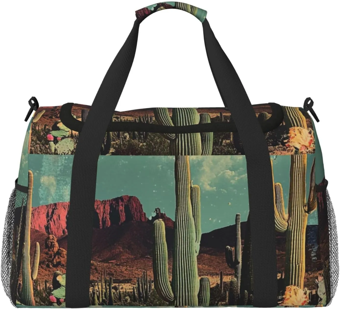 Moon Desert Travel Duffel Bag Tote Bag Sports Gym Bag For Women And Men