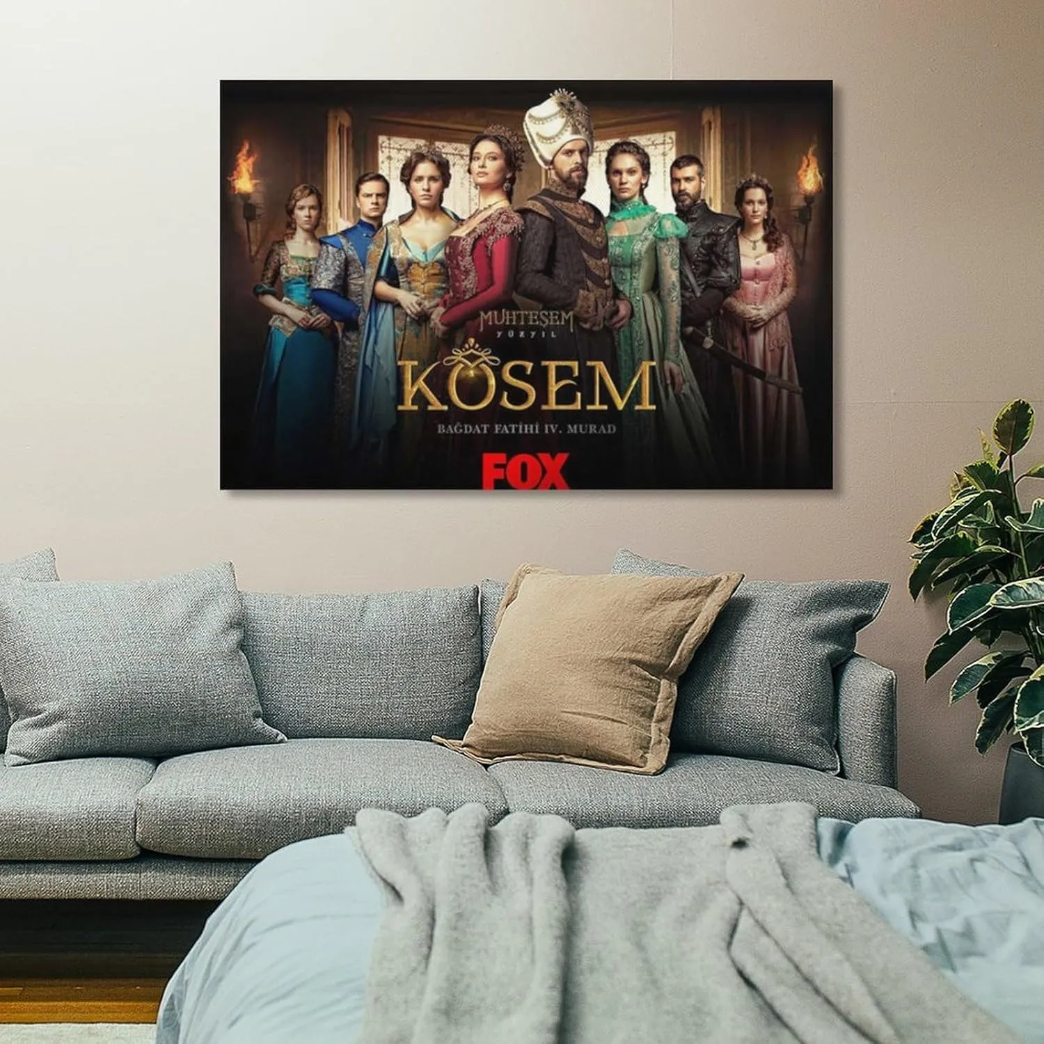 Muhtesem Yuzyil Kosem Ver8 Canvas Art Poster And Wall Art Picture Print Modern Family Bedroom Decor Posters 20x30inch(50x75cm)