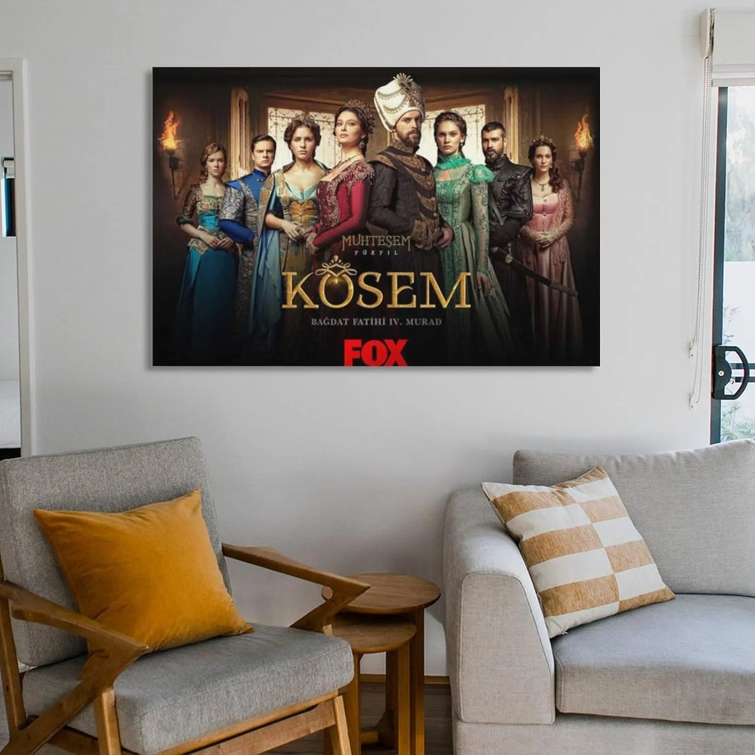 Muhtesem Yuzyil Kosem Ver8 Canvas Art Poster And Wall Art Picture Print Modern Family Bedroom Decor Posters 20x30inch(50x75cm)