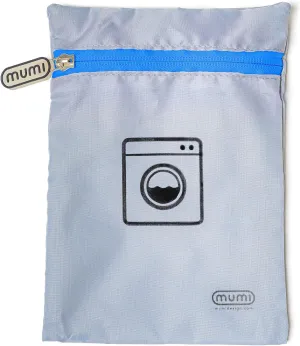 MUMI Travel Laundry Bag – Mesh Laundry Bags for Delicates with Hanger & Pouch | Delicates Bag for Washing Machine | Large Laundry Net Bag for Travel, Gym, Baby Clothes, and More (Blue)