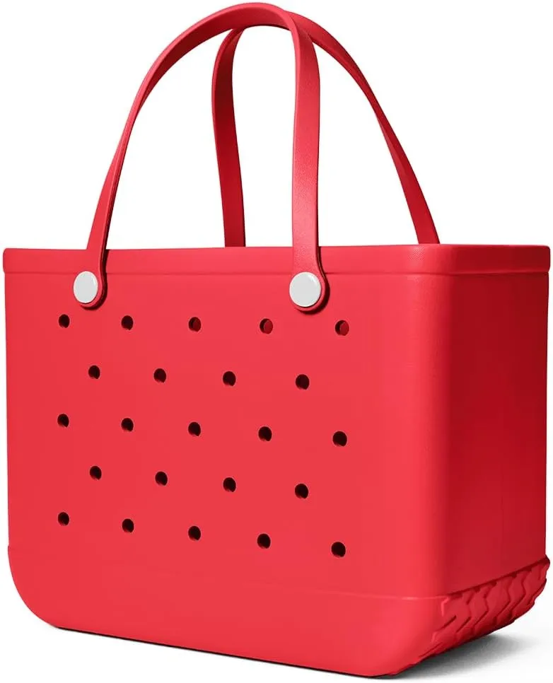 MyBeachBag Extra Large Rubber Tote Bag for Women & Men, Waterproof Lightweight Travel Beach Bag for Boat, Pool & Groceries
