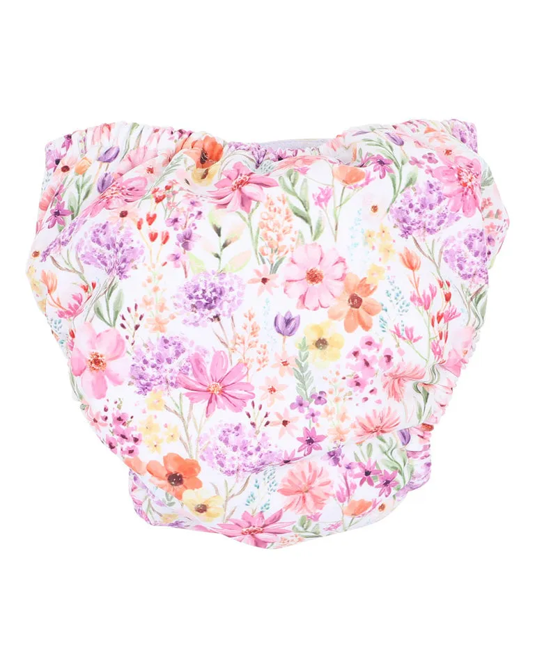 Nadia Print Aqua Nappy