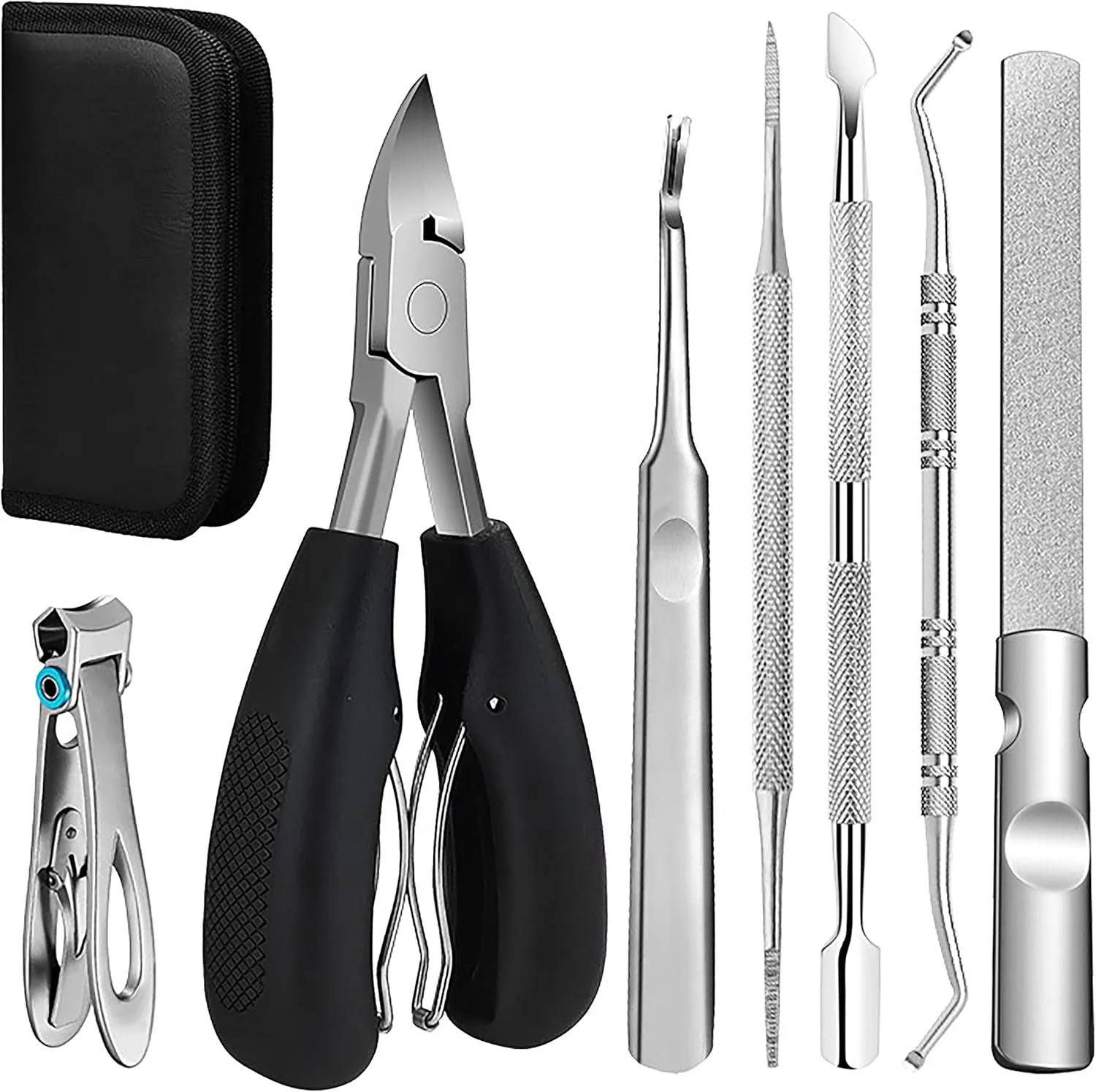 Nail Clipper for Seniors Thick Nails Ingrown Toenail Clipper Foot Pedicure Tools Treatment Kit Nail Clipper Podiatrist Kit