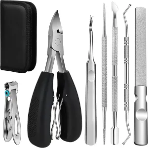 Nail Clipper for Seniors Thick Nails Ingrown Toenail Clipper Foot Pedicure Tools Treatment Kit Nail Clipper Podiatrist Kit