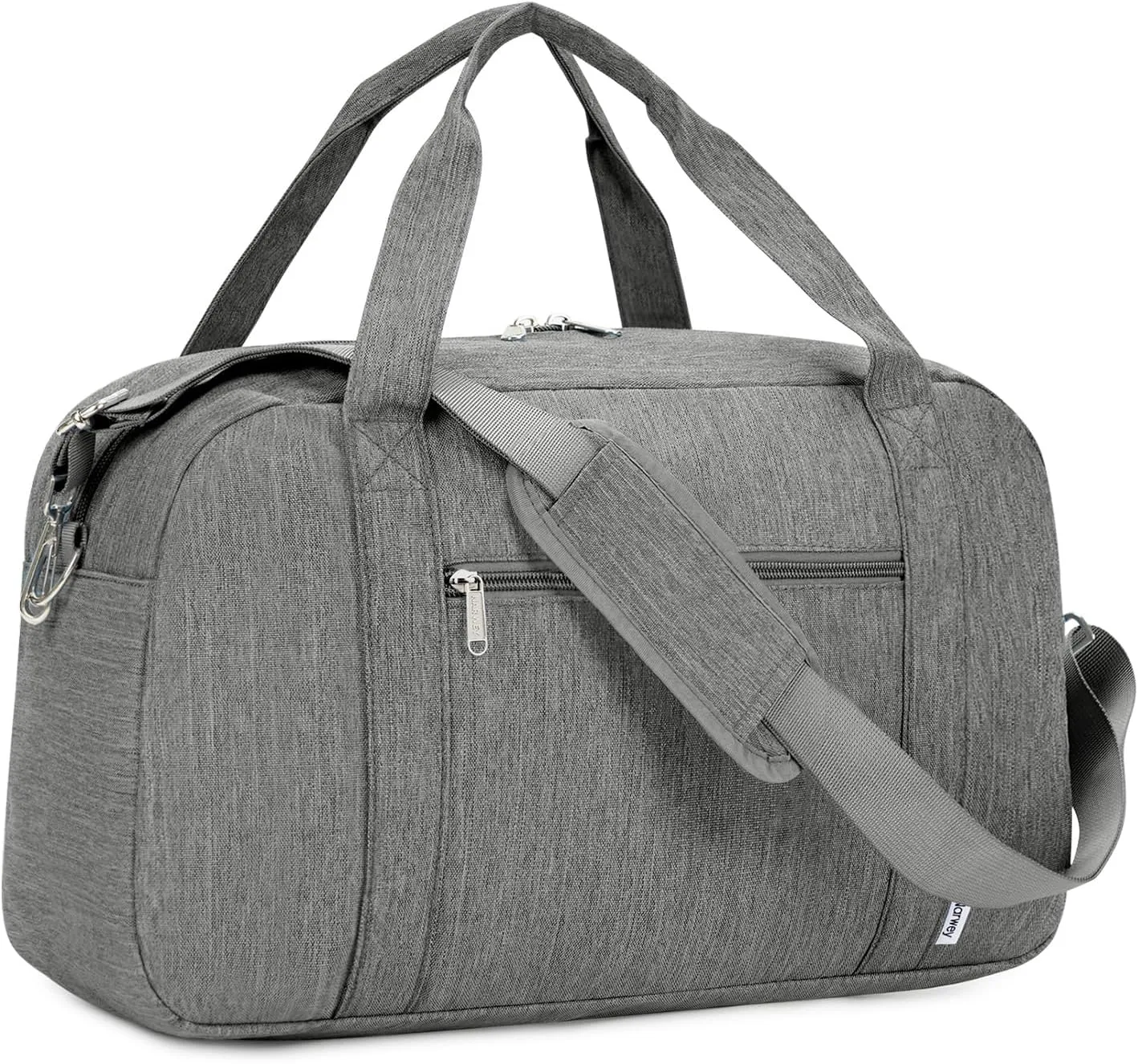 Narwey Carry on Bag 22x14x9 Airlines Approved, Carry on Duffle Bag for Airplane with Wet Pocket, Travel Duffel Bag Luggage Bag Weekender Overnight for Women Men (Grey)