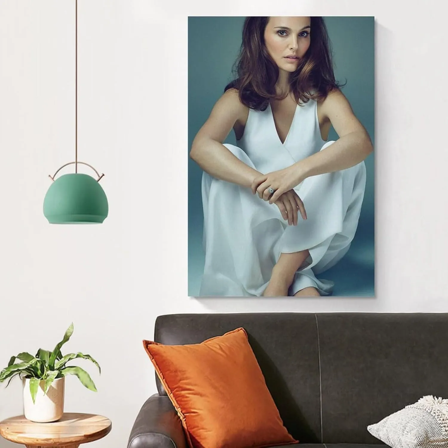 Natalie Portman Sexy Poster (1) Art Poster Canvas Painting Decor Wall Print Photo Home Modern Decorative Posters Framed/Unframed 16x24inch(40x60cm)