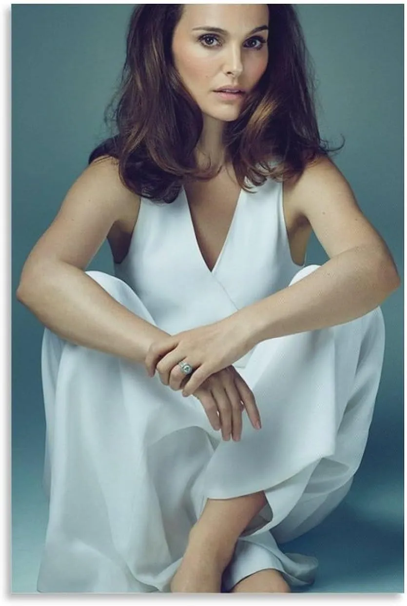 Natalie Portman Sexy Poster (1) Art Poster Canvas Painting Decor Wall Print Photo Home Modern Decorative Posters Framed/Unframed 16x24inch(40x60cm)