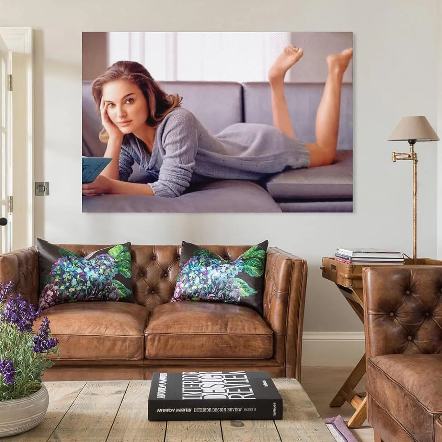 Natalie Portman Sexy Poster (8) Wall Art Picture Painting Poster Canvas Print Posters Artworks Bedroom Living Room Decor 20x30inch(50x75cm)