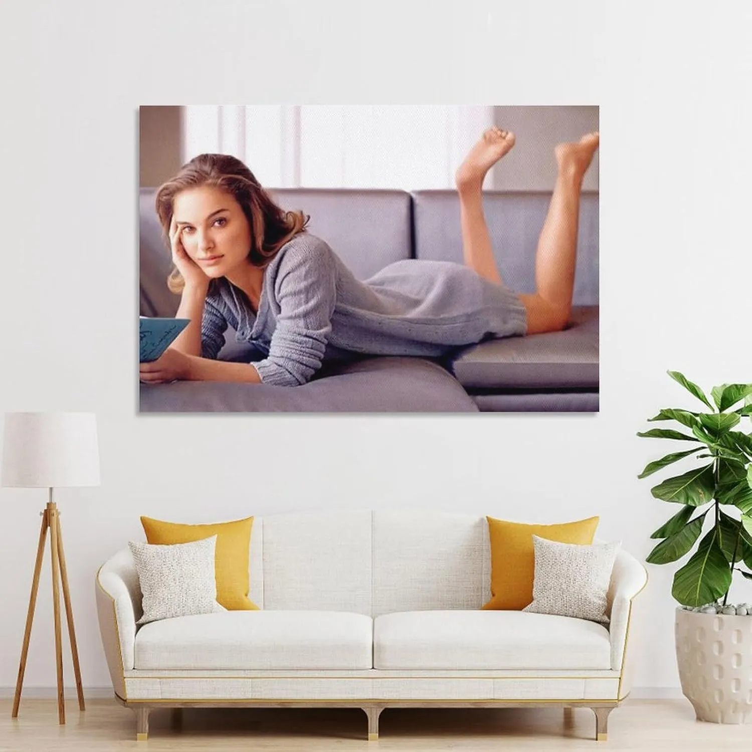 Natalie Portman Sexy Poster (8) Wall Art Picture Painting Poster Canvas Print Posters Artworks Bedroom Living Room Decor 20x30inch(50x75cm)