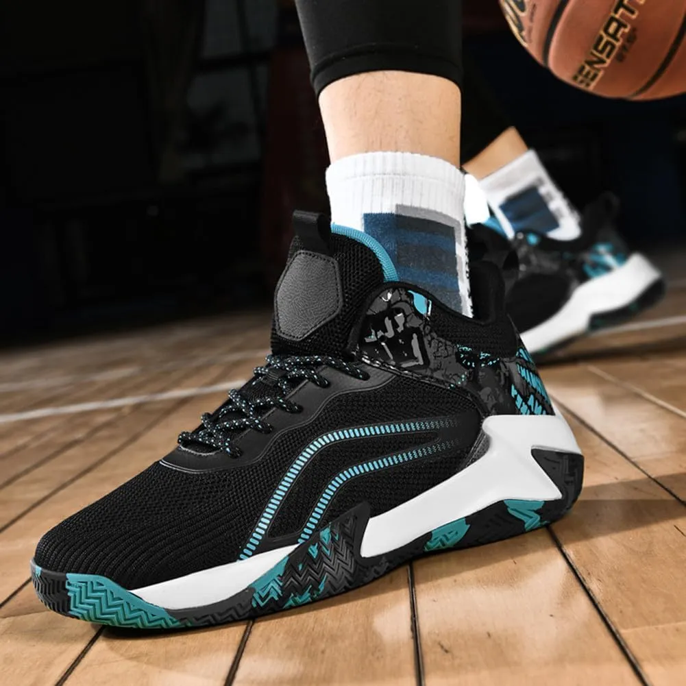 NCNDB High Top Unisex Basketball Shoes Fashion Sports Casual Outdoor Running Shoes