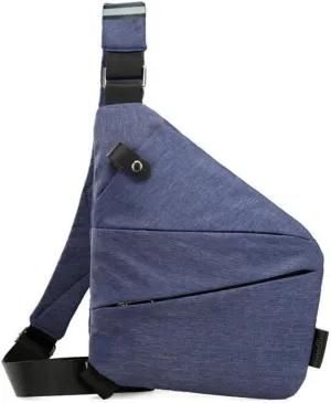 New Anti-Theft Bag For Travel Casual Left or Right Shoulder Slim Sling Bag Cross Body Travel Bag Unisex