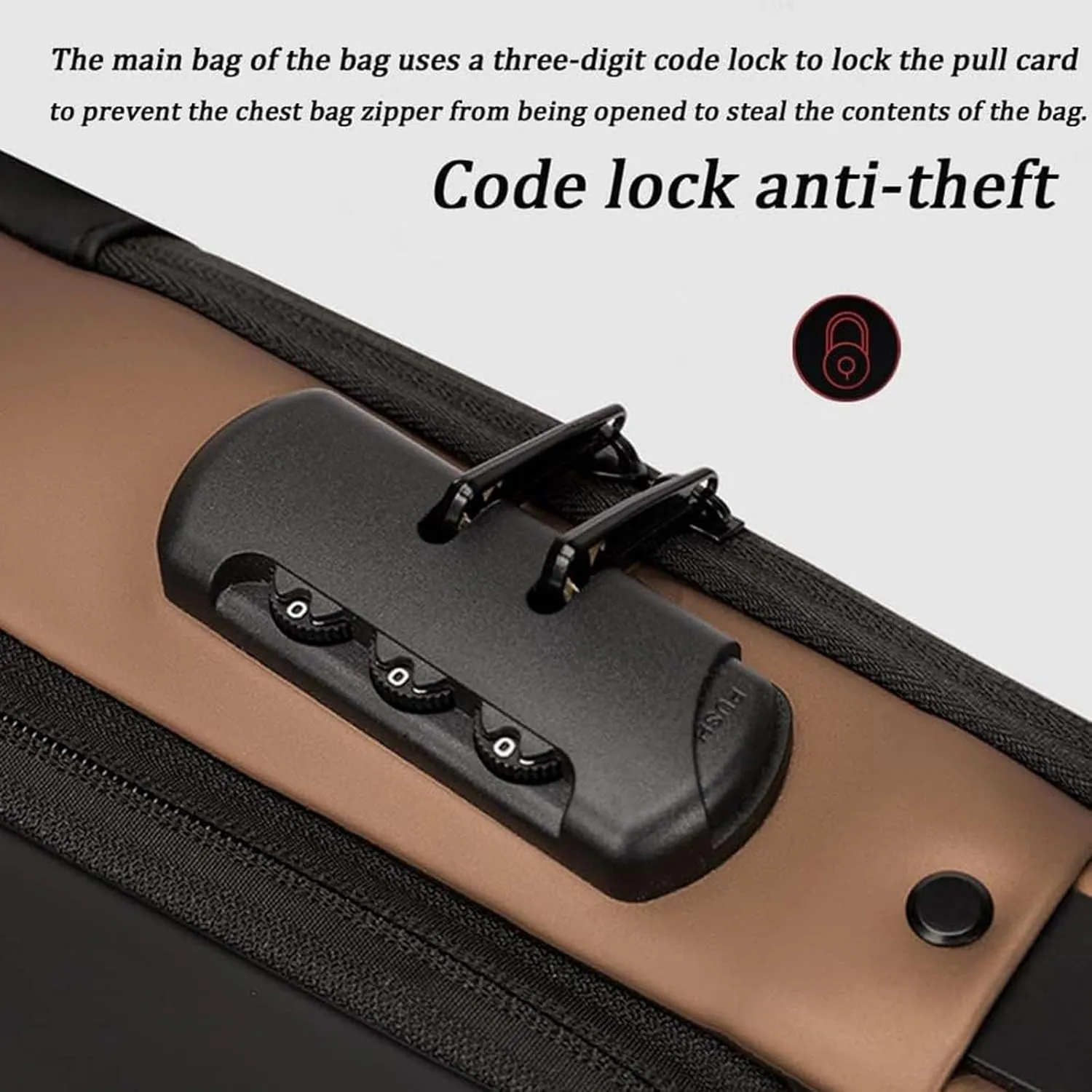 New Carbon Fiber Streamline Anti-theft Sling Bag-USB Charging & Lock, Waterproof Cross Body Anti Theft Sport Shoulder Purse (Black)