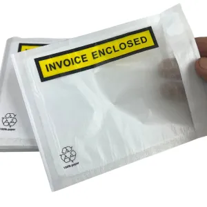 New Eco Paper Invoice Enclosed Envelope 115 x 150mm
