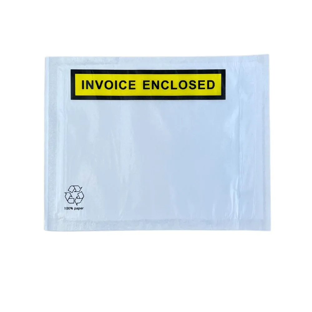 New Eco Paper Invoice Enclosed Envelope 115 x 150mm