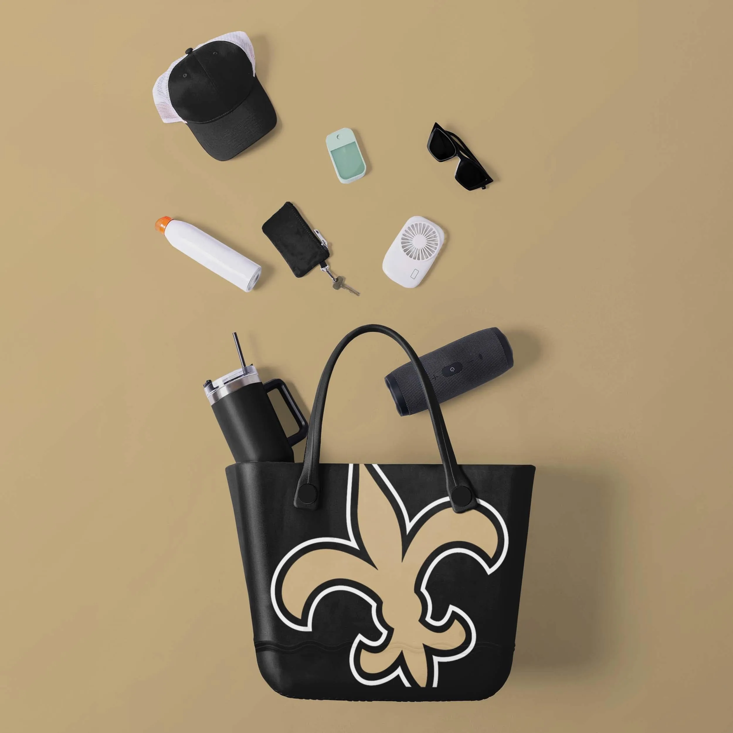 New Orleans Saints Big Logo Tailgate Tote Bag