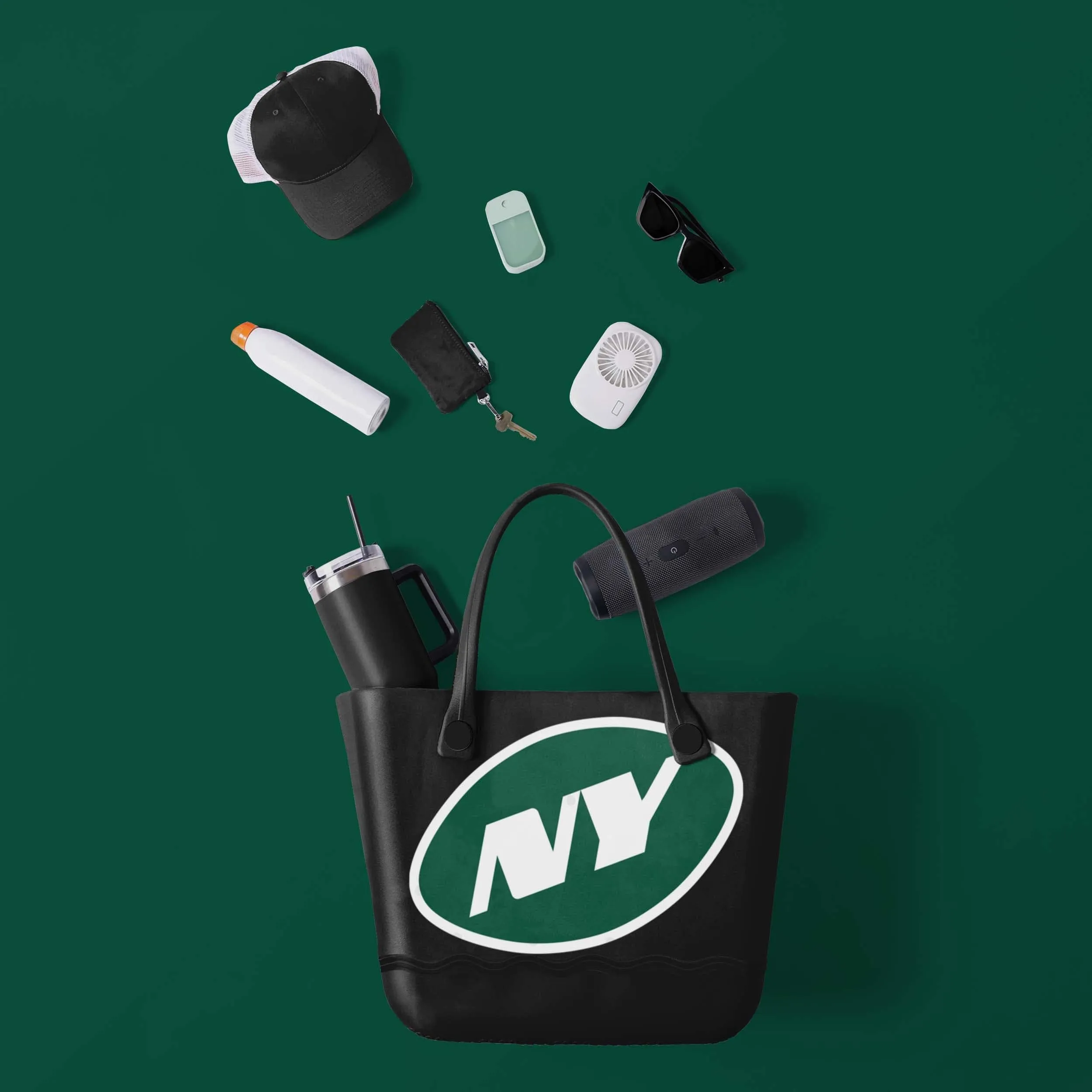New York Jets Big Logo Tailgate Tote Bag
