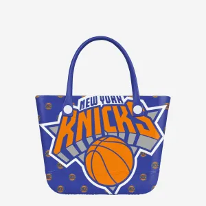 New York Knicks Big Logo Mini Print Tailgate Tote Bag