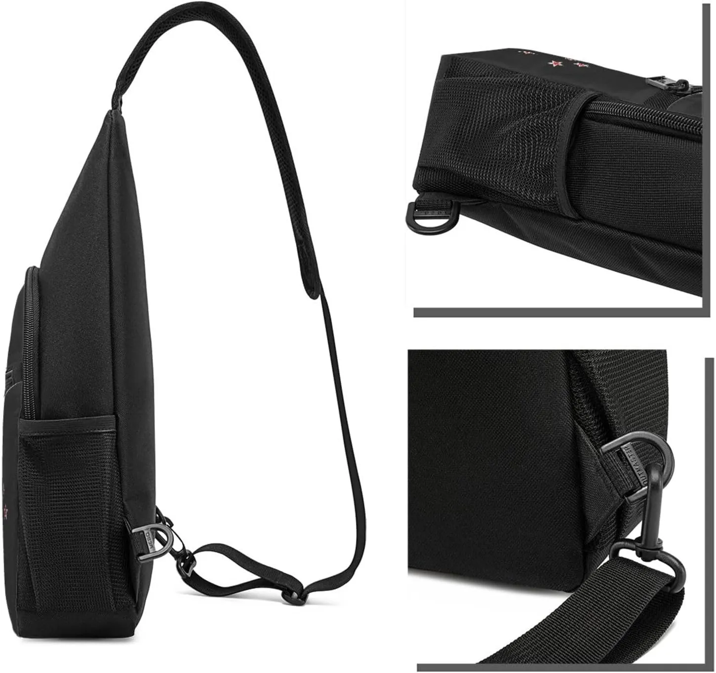 New Zealand Maori Fern Sling Bag Crossbody Backpack Shoulder Casual Daypack Bags for Men Women