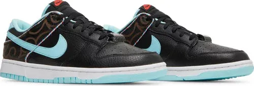 Nike Mens Dunk Low Retro SE Sneakers - 'Barber Shop - Black'