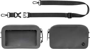 Nite Ize RunOff Waterproof Hip Pack - Beach & Hiking Essential - Bag for Phone & Travel Essentials - Crossbody Beach Tote & Travel Pouch with IP67 Rating - Charcoal