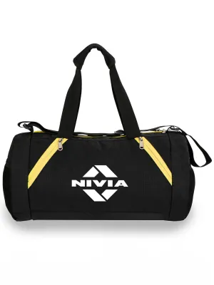 NIVIA Beast 17L Gym Bag (Black/Yellow)