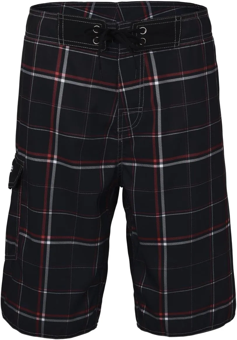 Nonwe Men's Solid Lightweight Beach Shorts Half Pants with Lining
