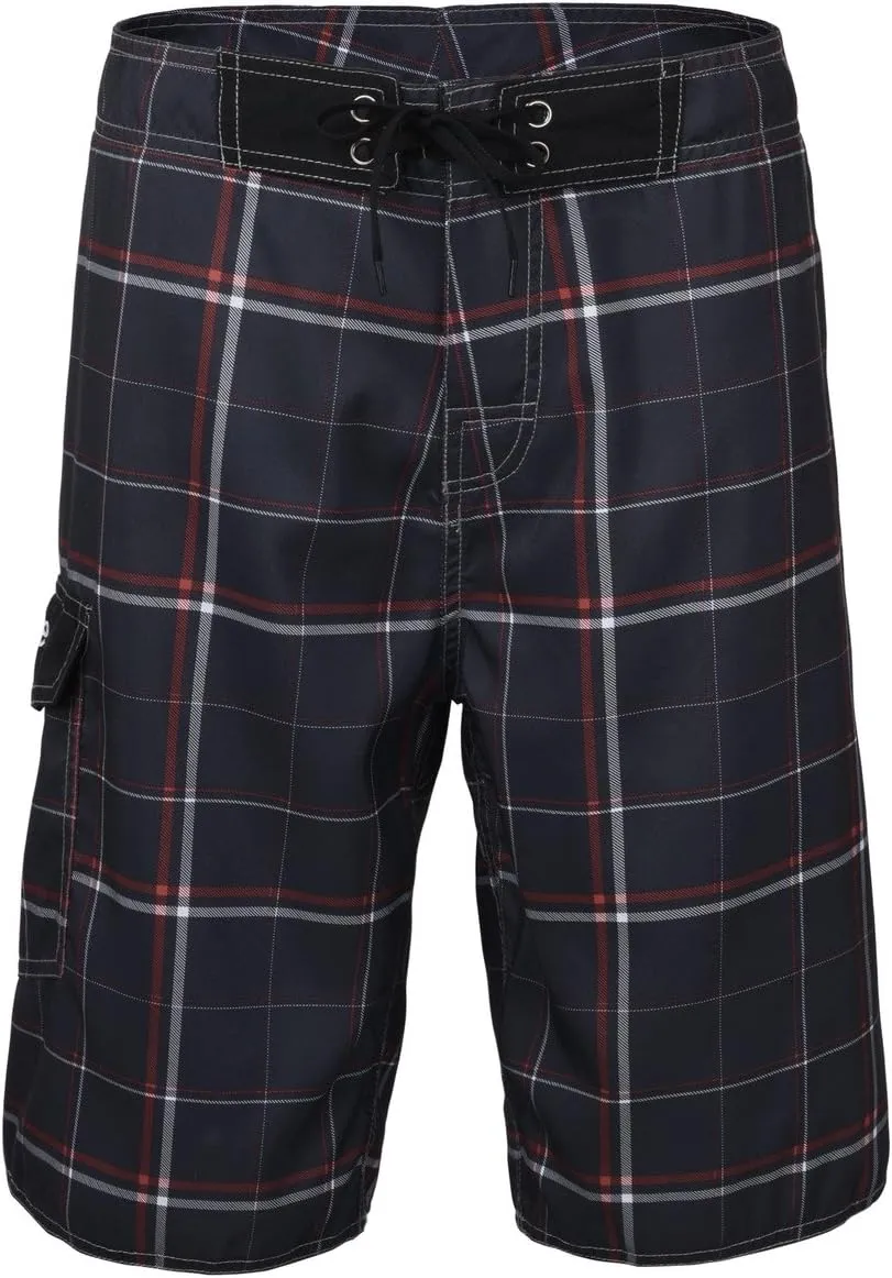 Nonwe Men's Solid Lightweight Beach Shorts Half Pants with Lining