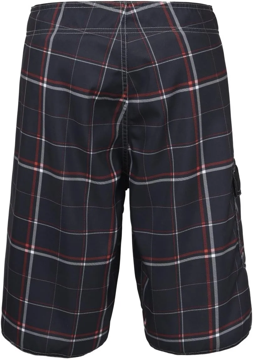 Nonwe Men's Solid Lightweight Beach Shorts Half Pants with Lining