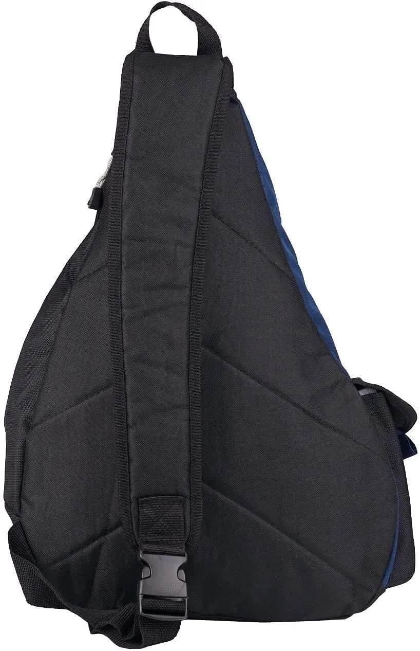 NORTHWEST Officially Licensed NCAA One Shoulder Strap Sling Lead Off Style Backpack (North Carolina Tar Heels)