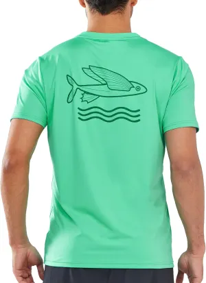 NORTHYARD Mens Rash Guard Shirt UPF 50  UV Sun Protection Short Sleeve Athletic T-Shirts for Men Quick Dry Fishing Beach Swim